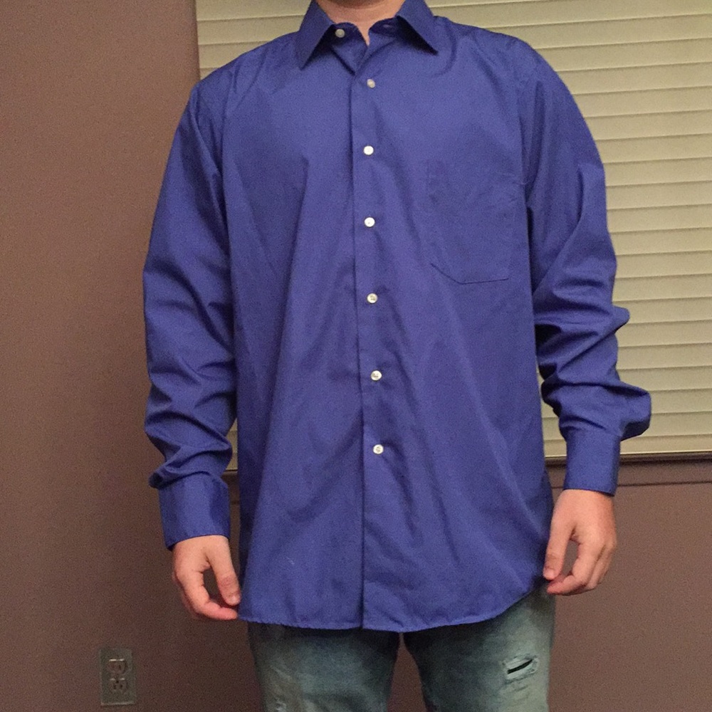 Blue dress shirt